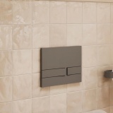 Crosswater Venue Slate Dual Flush Plate - Lifestyle
